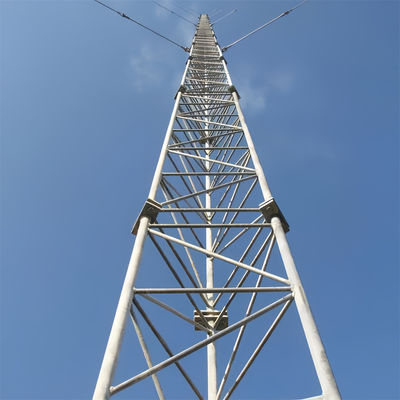 Tubularne stalowe wieże drutowe do 5G 4G 3G