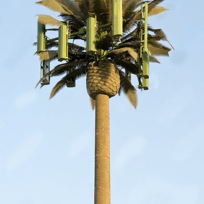Galwanizowane bioniczne wieże telekomunikacyjne monopol / sztuczne wieże komórkowe drzewa