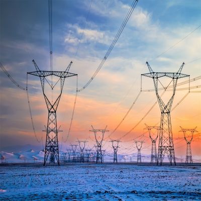 Wieża linii przesyłowej energii wysokiego napięcia 10KV 33KV 66KV 110KV