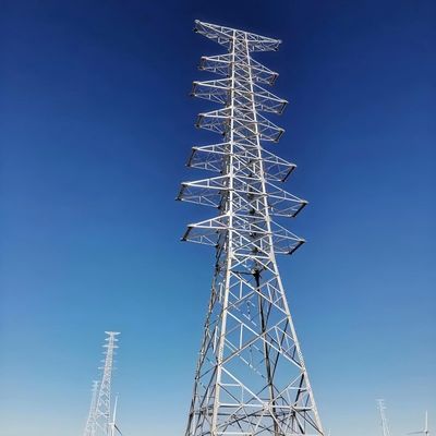 33KV do 110KV Wieża przesyłu mocy kąt Węgiel wieża żelazna 30-180 km/h Prędkość wiatru