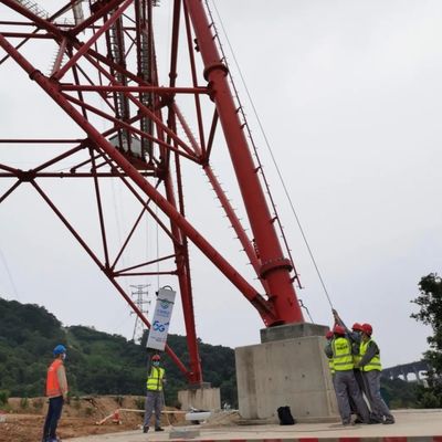 33KV do 110KV Wieża przesyłu mocy kąt Węgiel wieża żelazna 30-180 km/h Prędkość wiatru