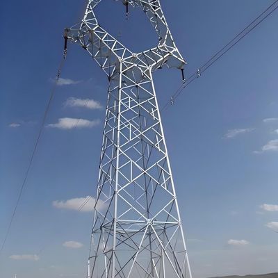 33KV do 110KV Wieża przesyłu mocy kąt Węgiel wieża żelazna 30-180 km/h Prędkość wiatru