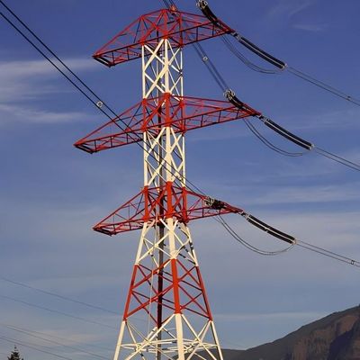 Struktura podstawy Wysokonapięciowa wieża elektroenergetyczna Galwanizowana Elektryczność Pylon Liniowy Biegun Przesyłowy Rękowy Wieża stalowa