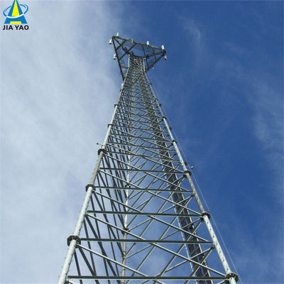 10 20 30 40 50 60M Galwanizowana wieża stalowa rurkowa Wi-Fi Bts Telewizory 3 nogi wieża stalowa rurkowa