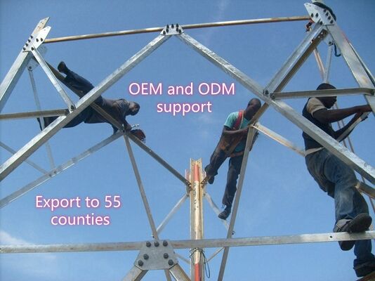 5 10 15 20 25 30 M Samopodtrzymująca się stalowa galwanizowana kątowa 3 nogi wieża 5-100M