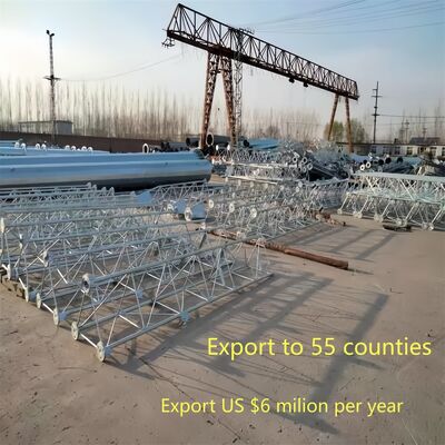 60M 3-rurka dostosowana 3 nogi ocynkowane stalowe samodzielnie Wi-Fi GSM mikrofalowa wieża stacji bazowej telekomunikacyjnej