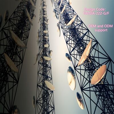 60M 3-rurka dostosowana 3 nogi ocynkowane stalowe samodzielnie Wi-Fi GSM mikrofalowa wieża stacji bazowej telekomunikacyjnej