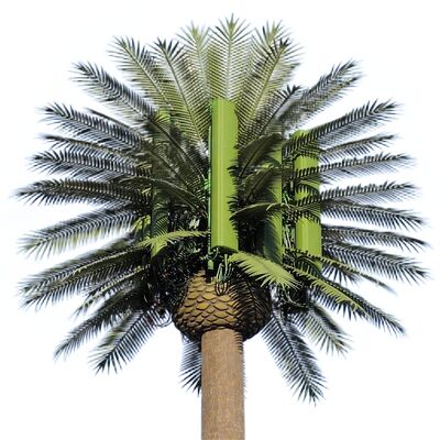 45M symulowane drzewo wieża telekomunikacyjna stop aluminium 30m sieć LTE parki miejskie przyjazne dla środowiska