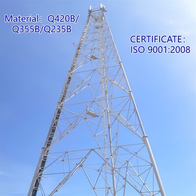 Wytrzymała i trwała trójkąta wieża stalowa rurowata zaprojektowana do spełnienia wymagających obciążeń i wymagań środowiskowych w przemyśle