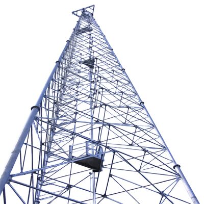 Lekka 45-metrowa 3-nożna rurowa komorowa mikrofalowa cynkowanie Isp Antena pylonowa 5g słupek 3-nożna kratowa stalowa wieża