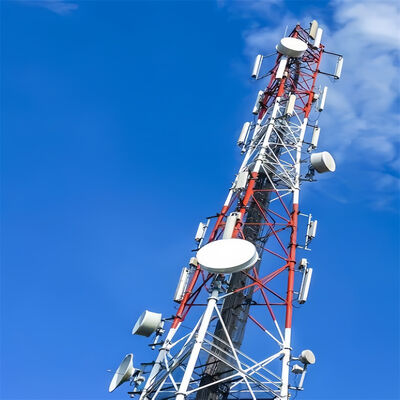 Lekka 45-metrowa 3-nożna rurowa komorowa mikrofalowa cynkowanie Isp Antena pylonowa 5g słupek 3-nożna kratowa stalowa wieża