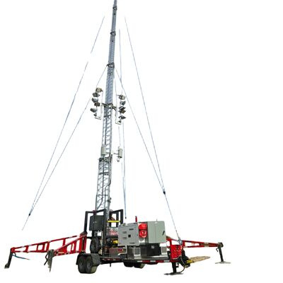 Zewnętrzna wieża komunikacyjna z galwanizowaną stalą 15 20 30M 5G 4G Wi-Fi