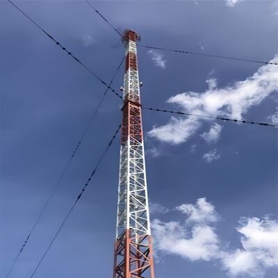 10 - 80 m wieża żeglugowa z drutem laminowanym do komunikacji przybrzeżnej na platformie morskiej