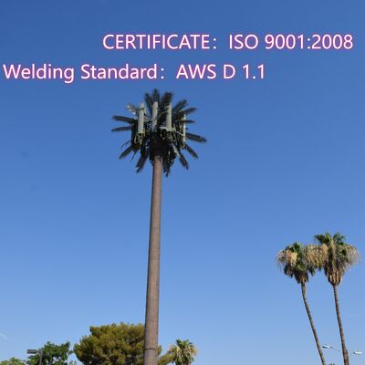 Wieża telekomunikacyjna z galwanizowanej ogniowo sztucznej drzewa pustynnego Gobi, bionicznej topoli czarnej, odporna na piasek i maskująca