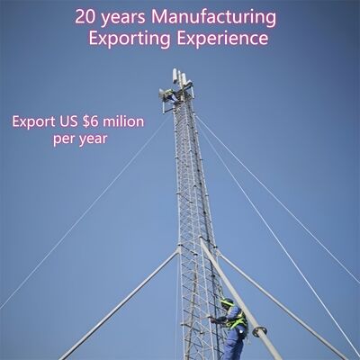 Szybko składana, składana wieża z drutu odciągowego o długości 10–30 m do komunikacji awaryjnej w przypadku katastrof