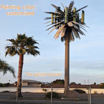 12 18 24M Park Scenic Bionic  Drzewo Kamuflażowe Stal Galwanizowana Samonośna Wieża Telekomunikacyjna 5G 4G Wifi Outdoor