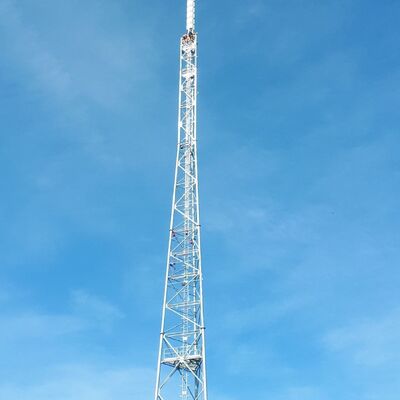 15 25 35M Wielosygnałowy 3-nożny rurowy stalowy ocynkowany samonośny Zewnętrzny 5G 4G Wifi Radio Wieża telekomunikacyjna