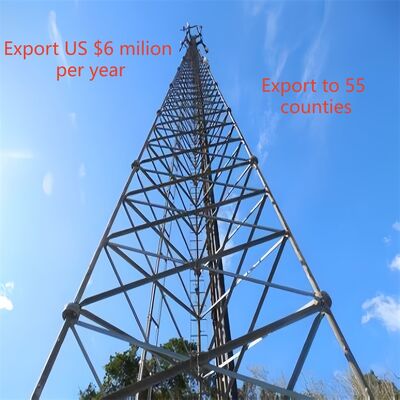 16 26 36M Zintegrowany sygnał 3-nożny rurowy ze stali ocynkowanej Zewnętrzny radio satelitarne 5G 4G Wi-Fi Wieża telekomunikacyjna