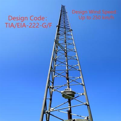 19 29 39M Multi Signal 3-nożny rurowy stal ocynkowana Samonośny maszt radiowy mikrofalowy 5G 4G na zewnątrz