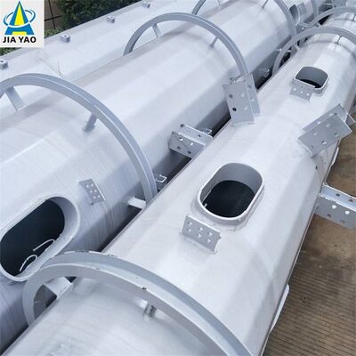 10 16 22M Oszczędność miejsca Monopole Rurowy ocynkowany Zewnętrzny kompaktowy maszt komunikacyjny 5G 4G Kuchenka mikrofalowa