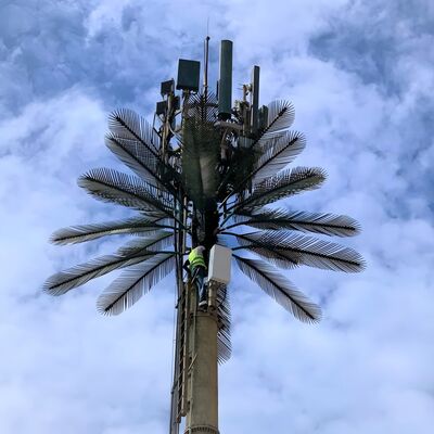 Bionic Tree Tower sztuczna struktura konstrukcja stalowa prędkość wiatru do 250 km / h z opcjami stali o niskiej i wysokiej wytrzymałości