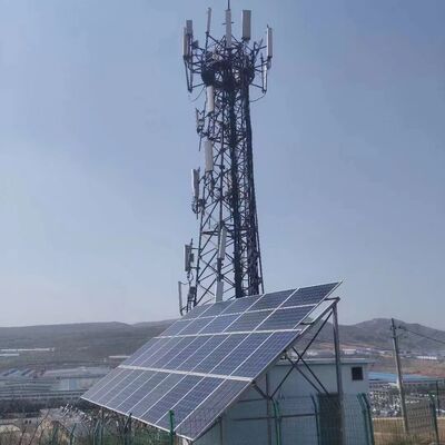 Wieża komunikacyjna kompatybilna z energią odnawialną do monitorowania farm wiatrowych