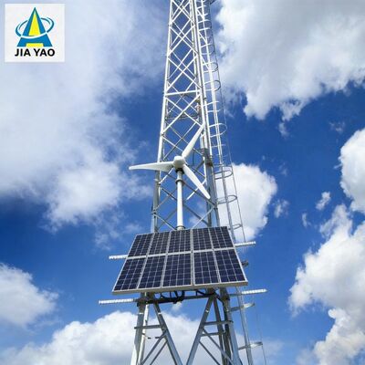 Wieża komunikacyjna kompatybilna z energią odnawialną do monitorowania farm wiatrowych
