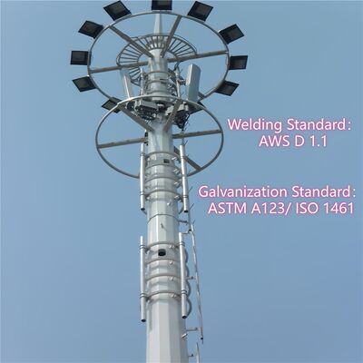 Modułowa wieża monopolowa 26M do pokrycia siecią 5G w gęsto zabudowanych obszarach miejskich
