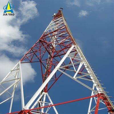46M Ochrona odgromowa 3-nożna stalowa wieża kątowa do stacji bazowej 5G w parku przemysłowym