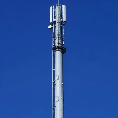 16 24 38-metrowa wieża monopolowa zajmująca mało miejsca Szybki montaż dla deptaka 5G