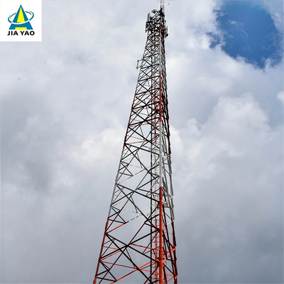 40M 52M 70M Wstępnie nawiercone otwory 3-nożna stalowa wieża kątowa dla stacji drogowej Telecom