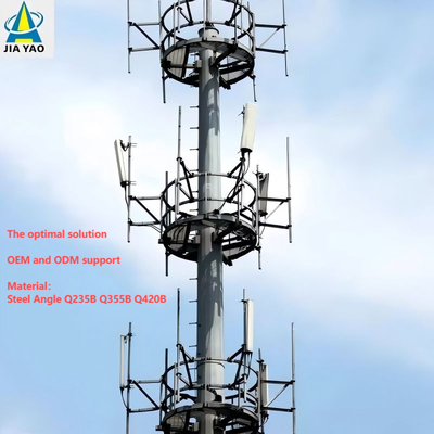 22-metrowa, ocynkowana ogniowo wieża jednobiegunowa dla Inkubatora Przedsiębiorczości Park Telecom