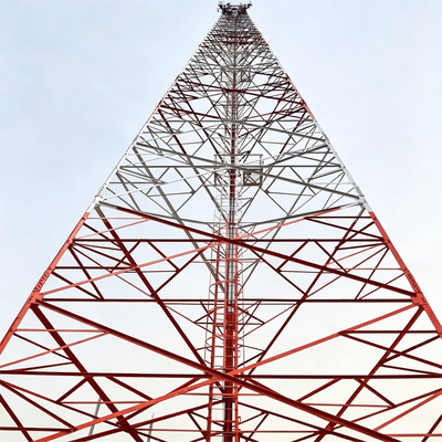 37 46 55M Odporna na mróz 3-nożna stalowa wieża kątowa dla telekomunikacji rolniczej w zimnym regionie