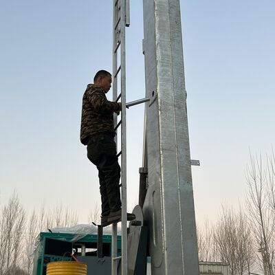 12m - 25m Przenośna Teleskopowa Wieża Masztowa ze Stali dla Mobilnej Stacji Bazowej i Tymczasowego Nadzoru Wydarzeń z Elektrycznym Systemem Podnoszenia i Szybkim Rozkładaniem Podstawy