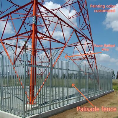 Wytrzymała, czteronożna, kątowa stalowa wieża kratowa o zoptymalizowanej konstrukcji nośnej dla wiejskiej infrastruktury telekomunikacyjnej Standard ANSI/TIA-222-G